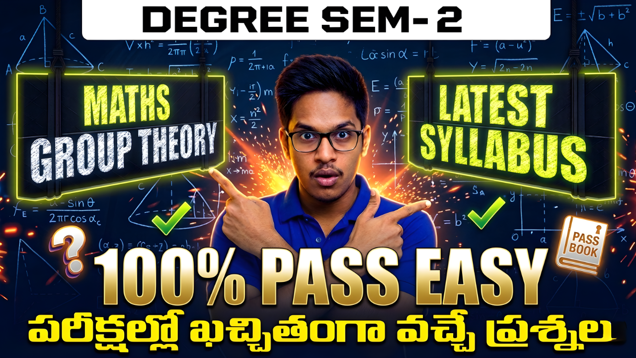 Group Theory - 2nd Sem New Syllabus 2026