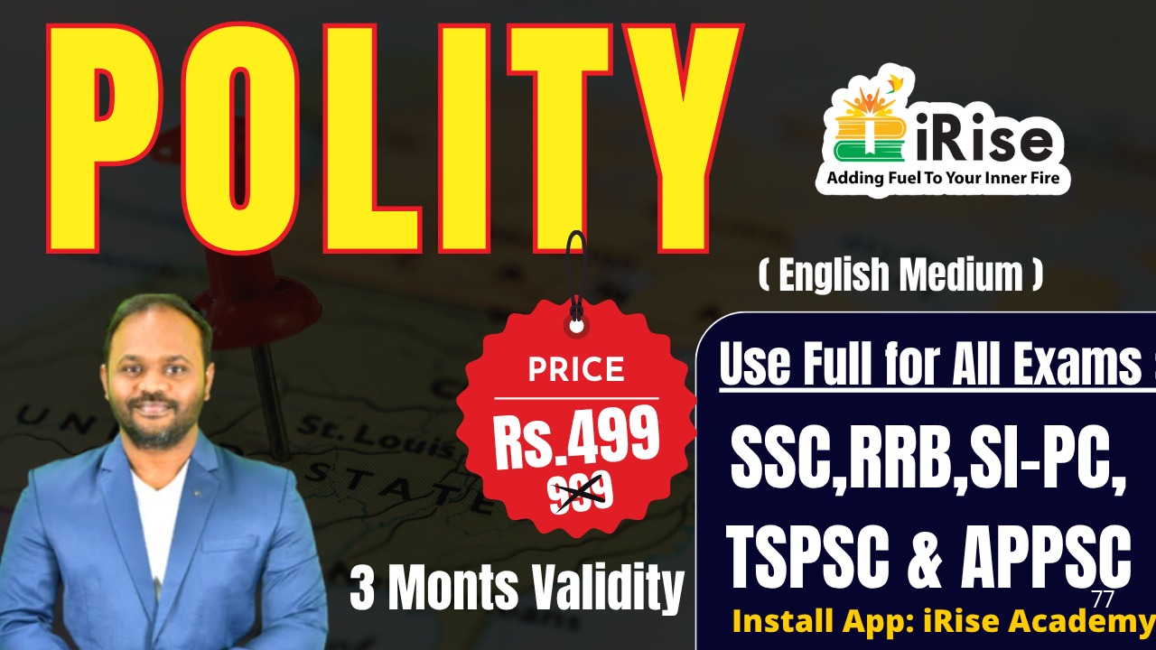 INDIAN POLITY BY TIRUMAL SIR 