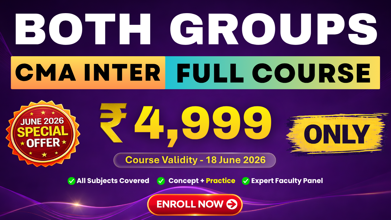 CMA Inter Both Groups - Special Offer for June 2026