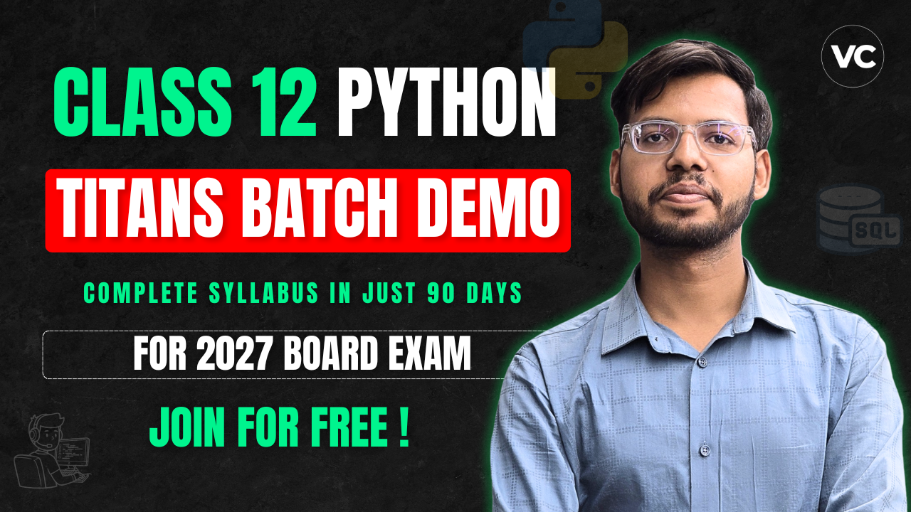 (FREE Trial) Class 12 CS Titan Batch 
