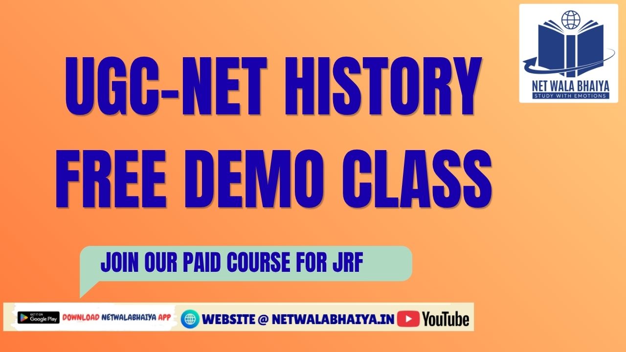 FREE DEMO UGC-NET HISTORY