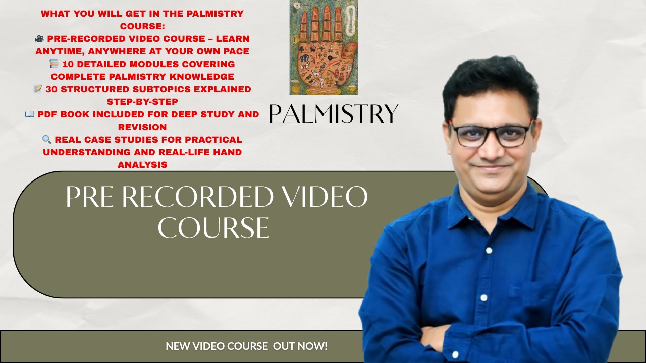 Palmistry Pre recorded Video Course 