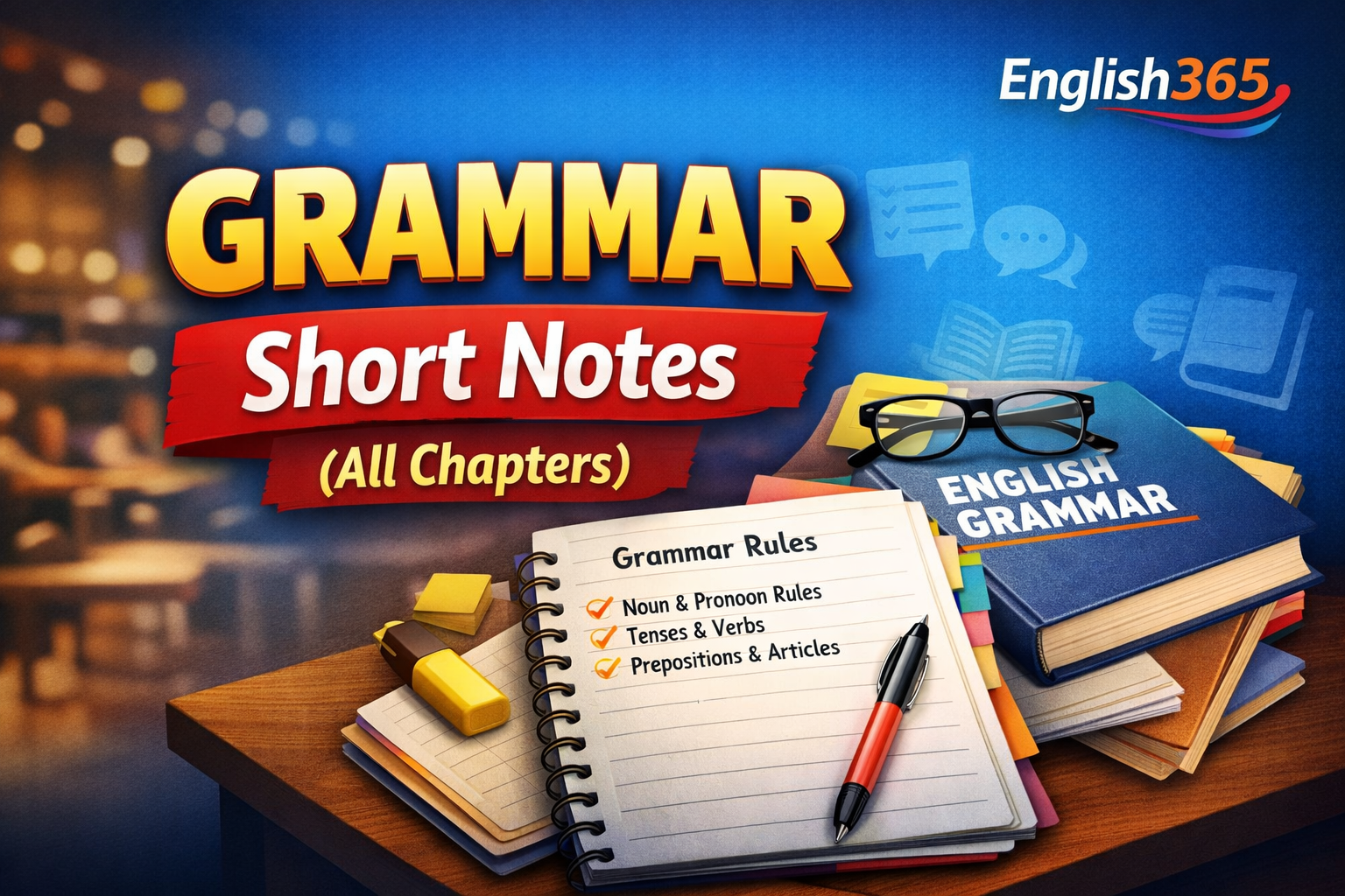 Grammar Short Notes (All Chapters)