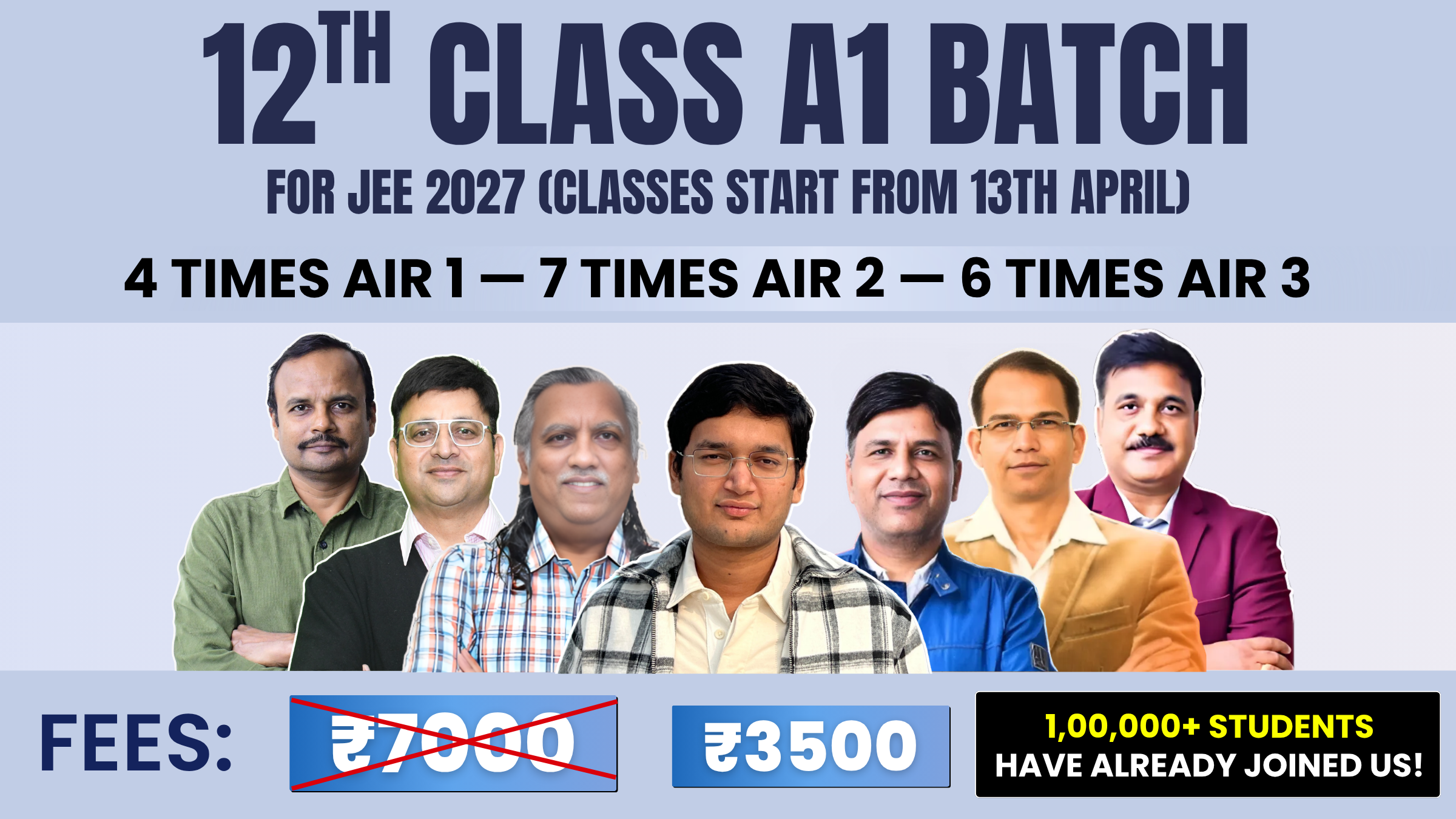 JEE 2027: 12th Class A1 Batch