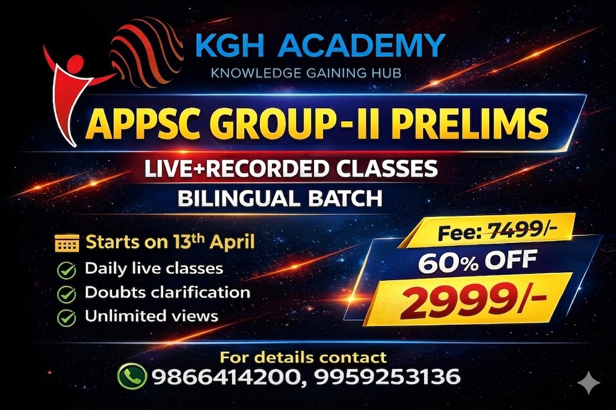 APPSC GROUP-2 PRELIMS LIVE+RECORDED BILINGUAL BATCH