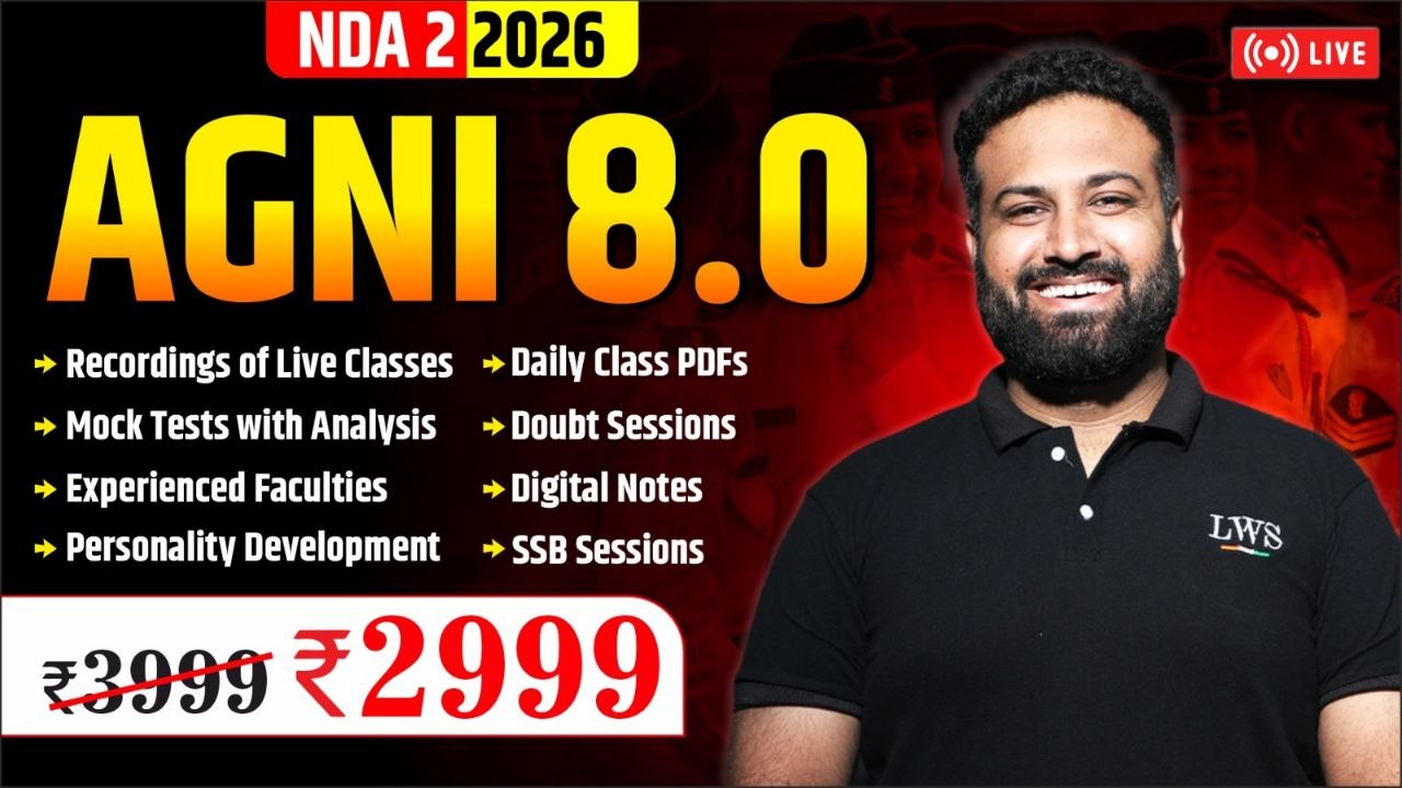 AGNI 8.0 - Complete Course for Nda 2 2026