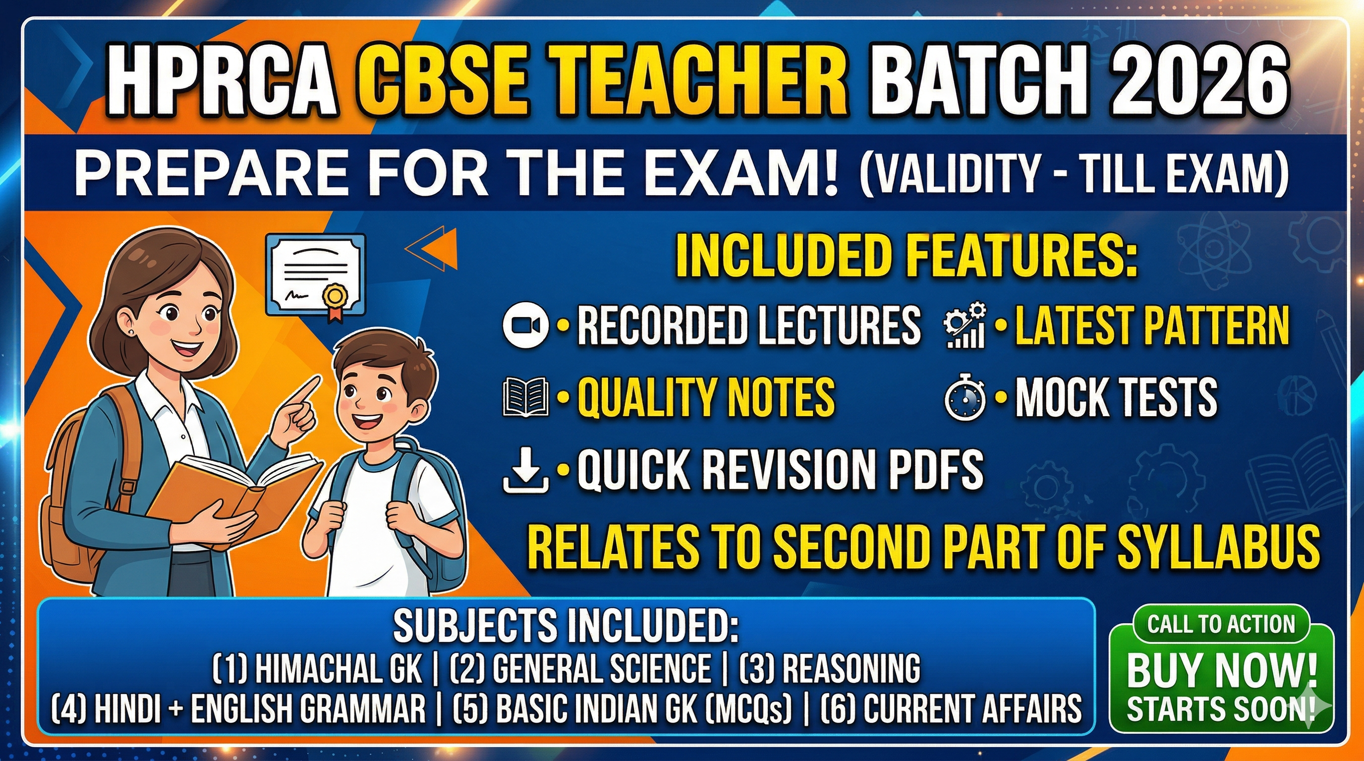 HPRCA CBSE Teacher Batch 2026 