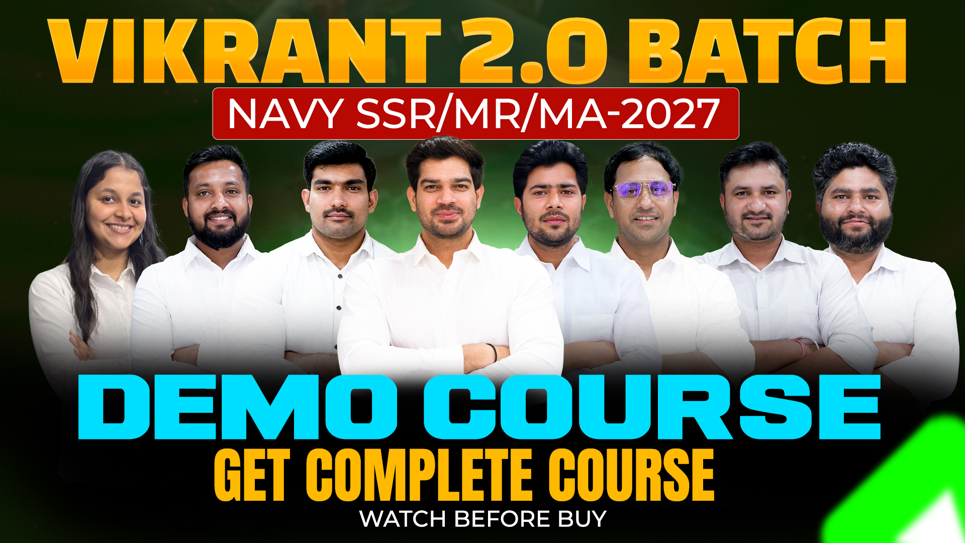 Navy SSR/MR/Medical (Vikrant 2.0 Batch) Demo Course