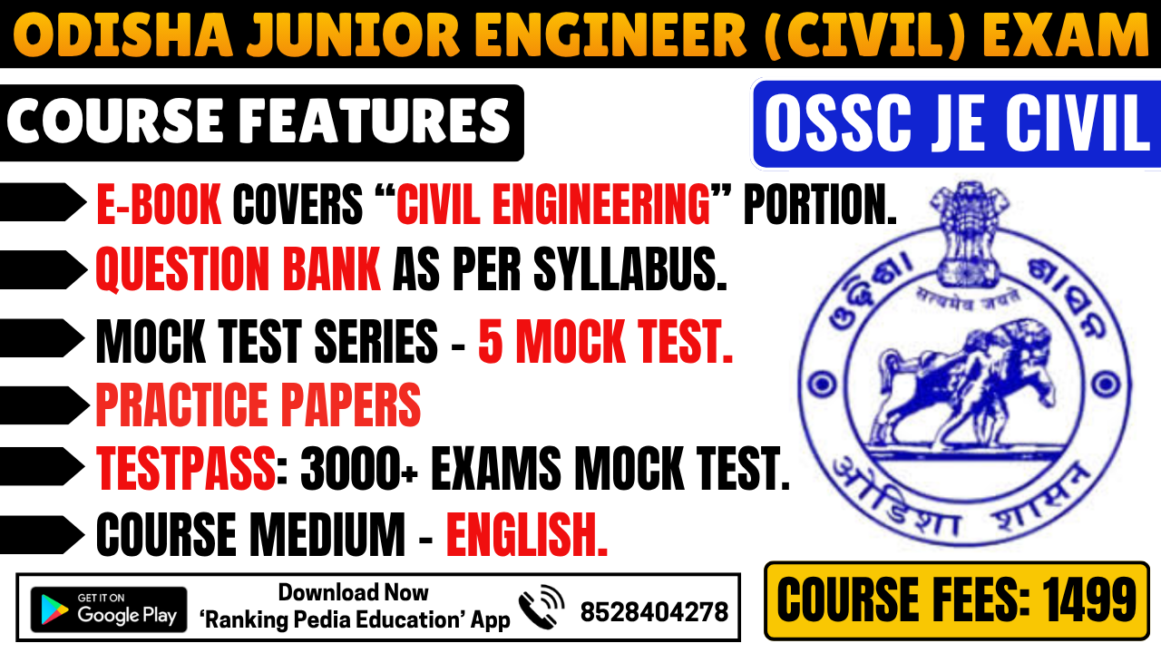 OSSC Junior Engineer (Civil) Exam Complete Course