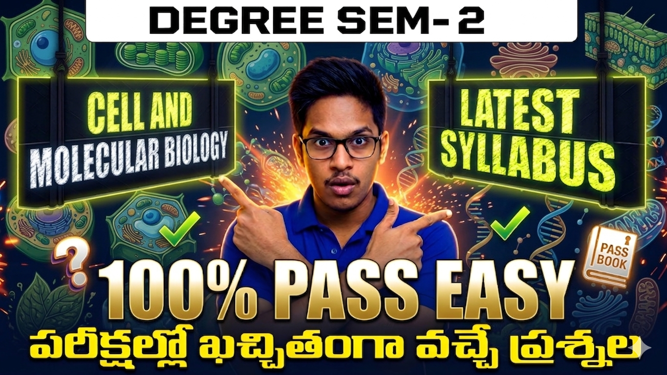 Cell and Molecular Biology - 2026 New Syllabus