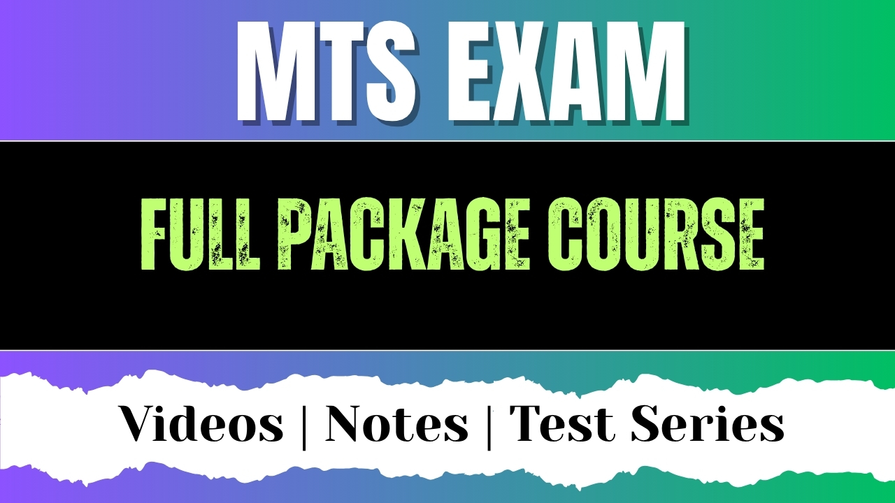 MTS Full Package Course