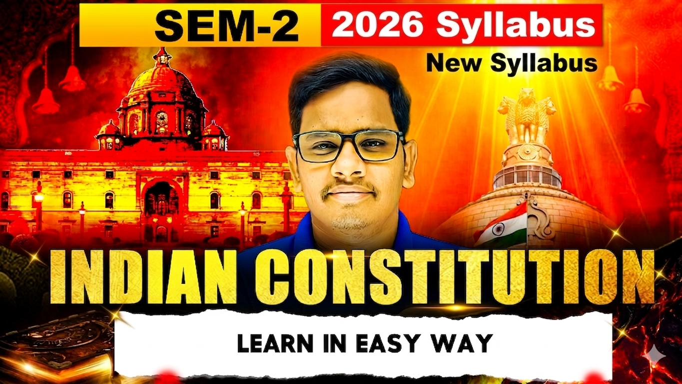 Indian Constitution-2026 New Syllabus