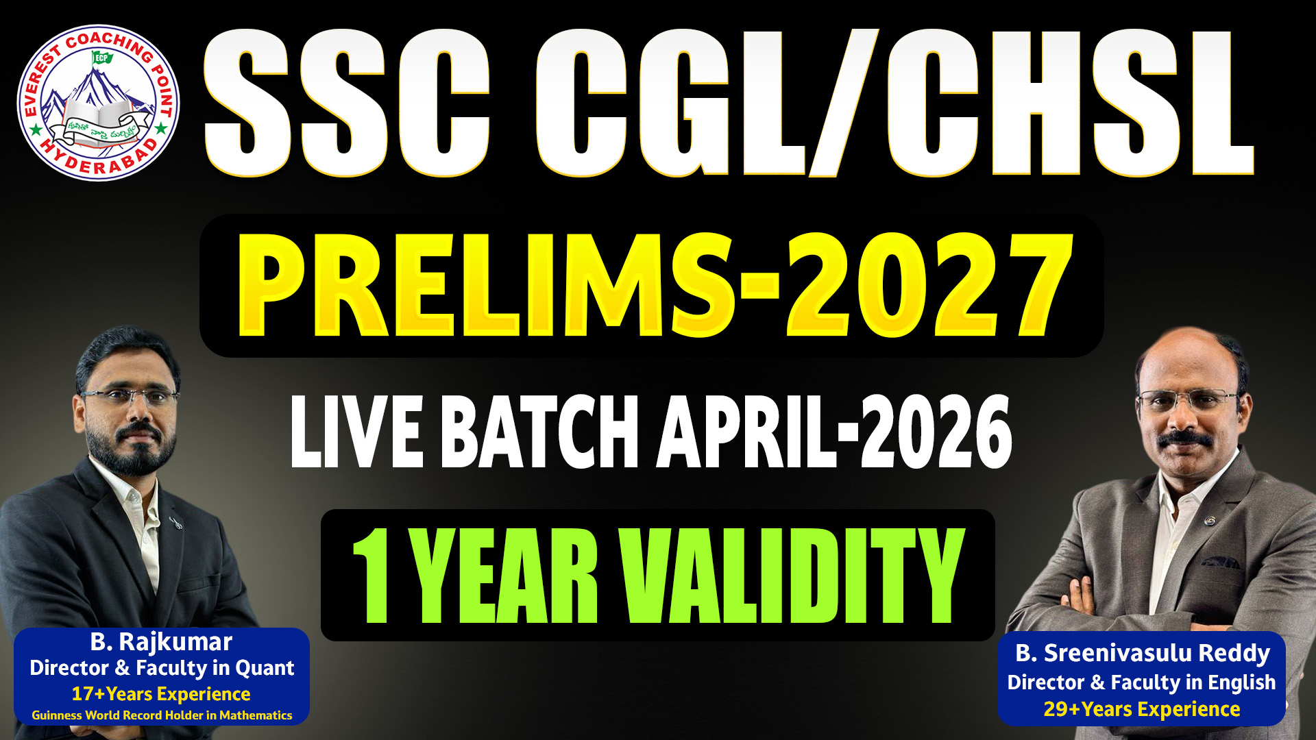 SSC CGL/CHSL LIVE BATCH APRIL - 2026 (12 MONTHS VALIDITY)