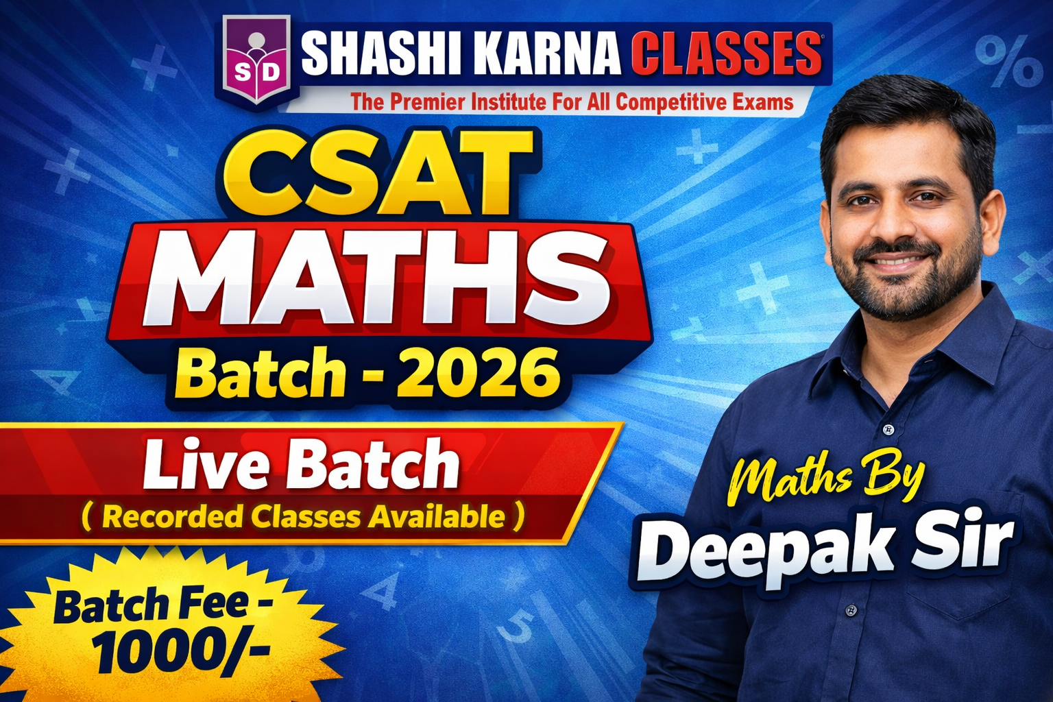 CSAT MATHS -2026