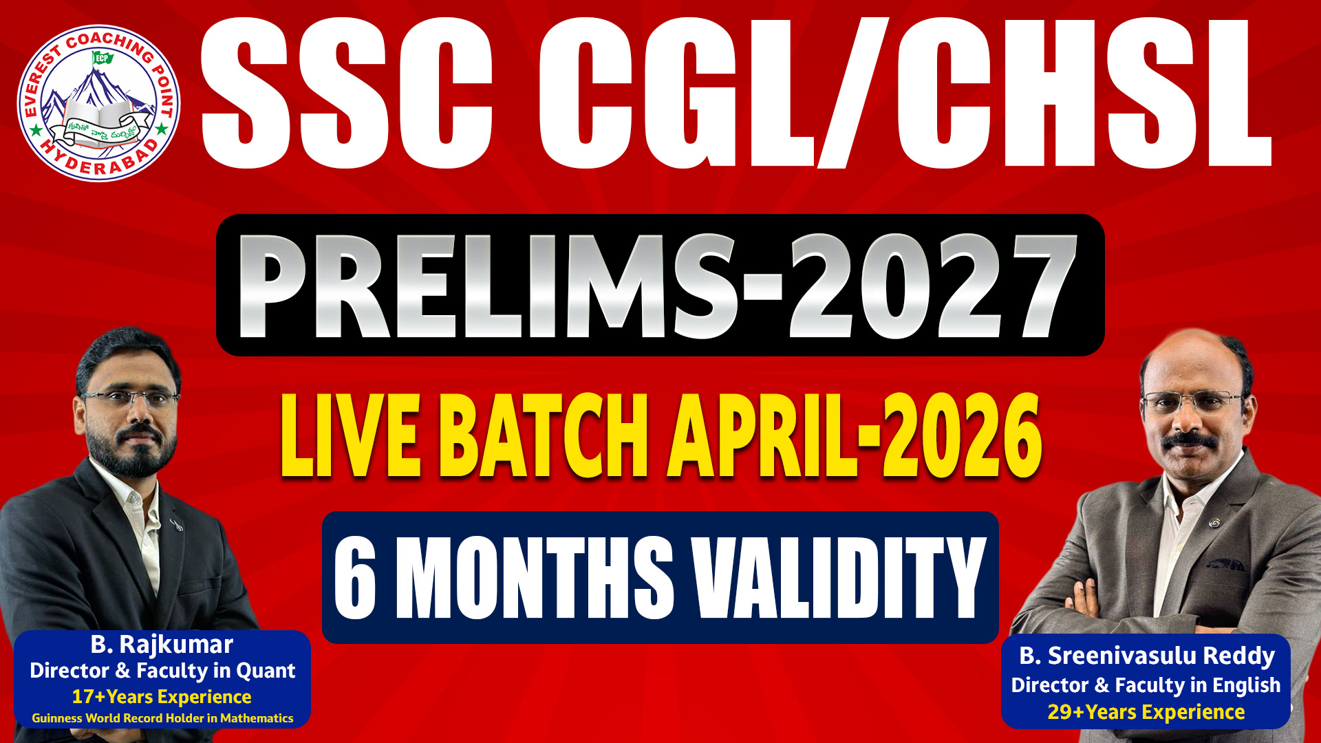 SSC CGL/CHSL LIVE BATCH APRIL - 2026 (6 MONTHS VALIDITY)