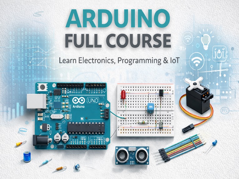 Arduino With Coding (Full Course) आर्डिनो माइक्रोकंट्रोलर