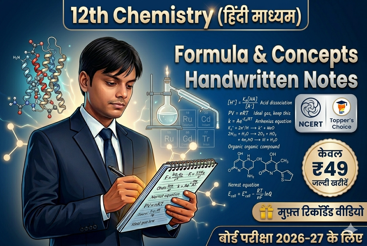 12th Chemistry Formula Notes