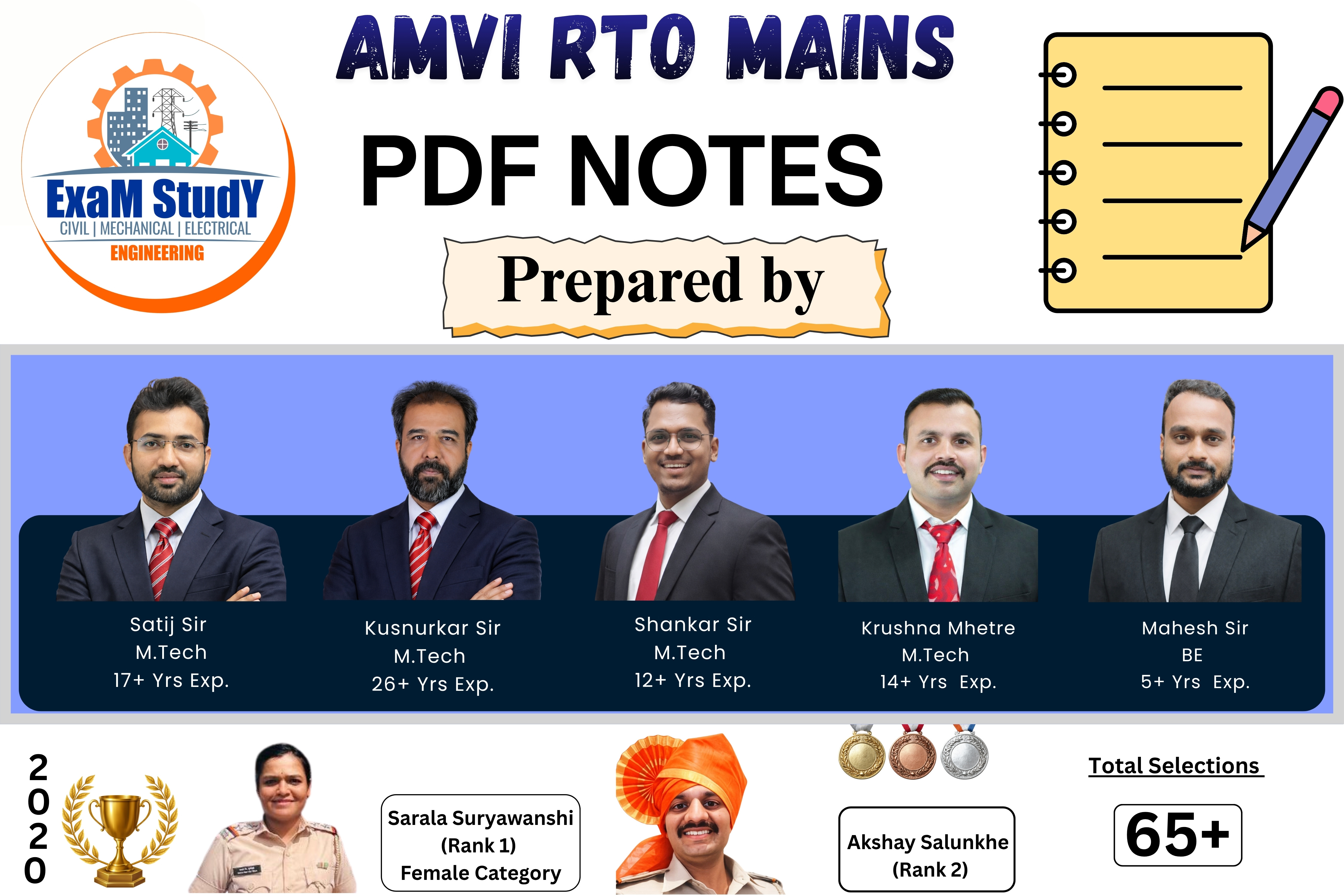 AMVI RTO MAINS NOTES