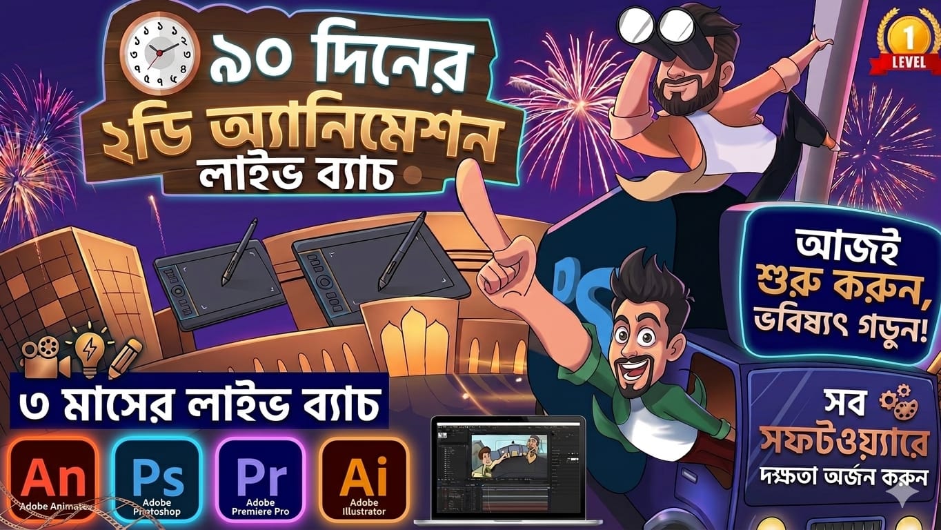 2d Animation Full Course In Bengali
