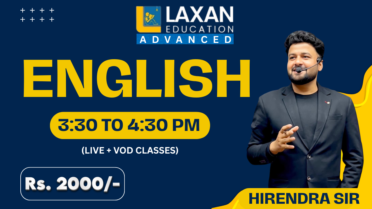ENGLISH BY - HIRENDRA SIR - 3:30 PM