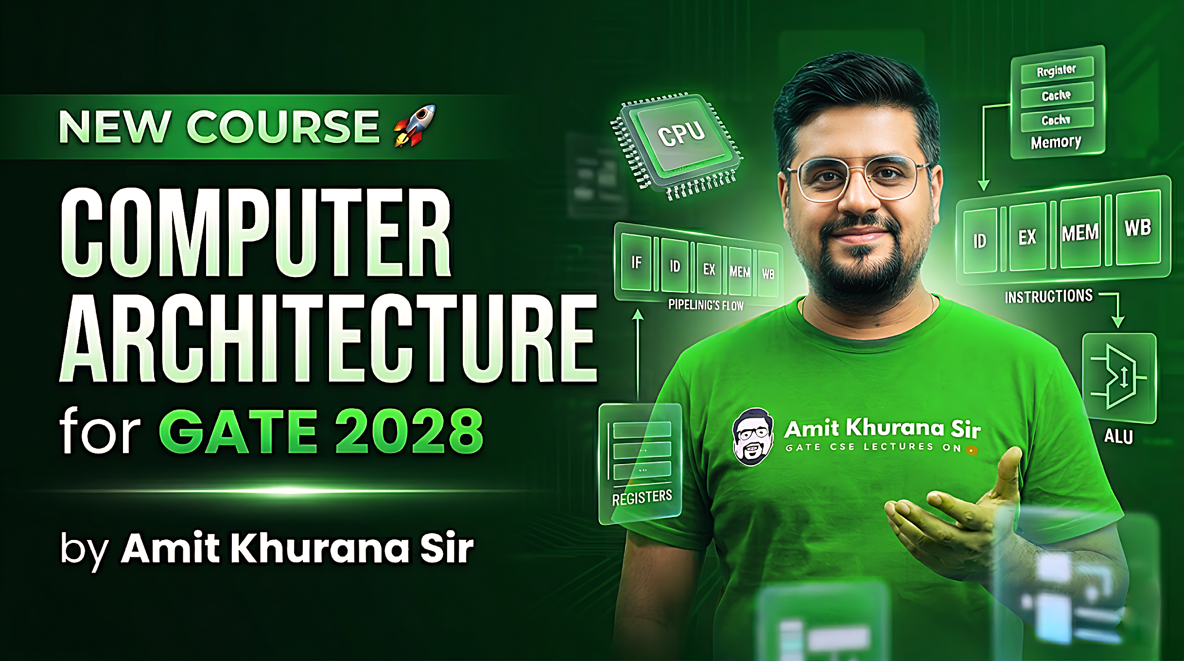 Computer Architecture (CAO) for GATE 2028 | Pre-Launch Offer @ ₹700