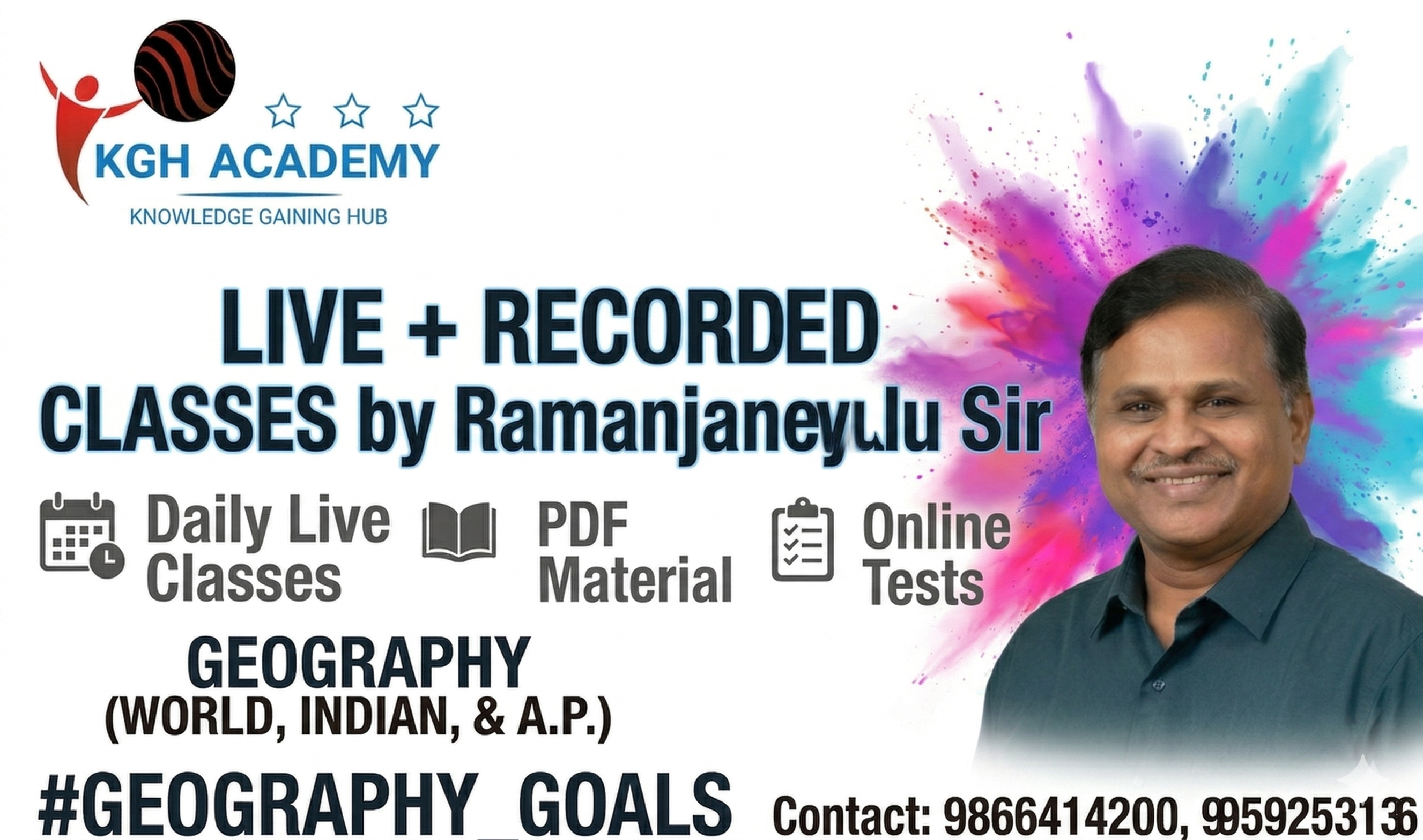 GEOGRAPHY(WORLD,INDIAN & A.P) LIVE+RECORDED CLASSES BY RAMANJANEYULU SIR