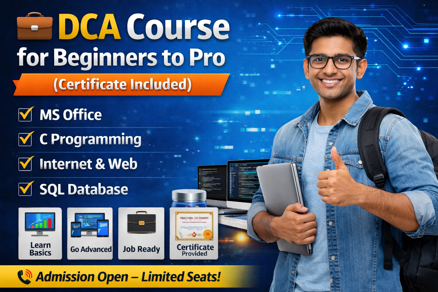 💼 DCA Course for Beginners to Pro (Certificate Included)