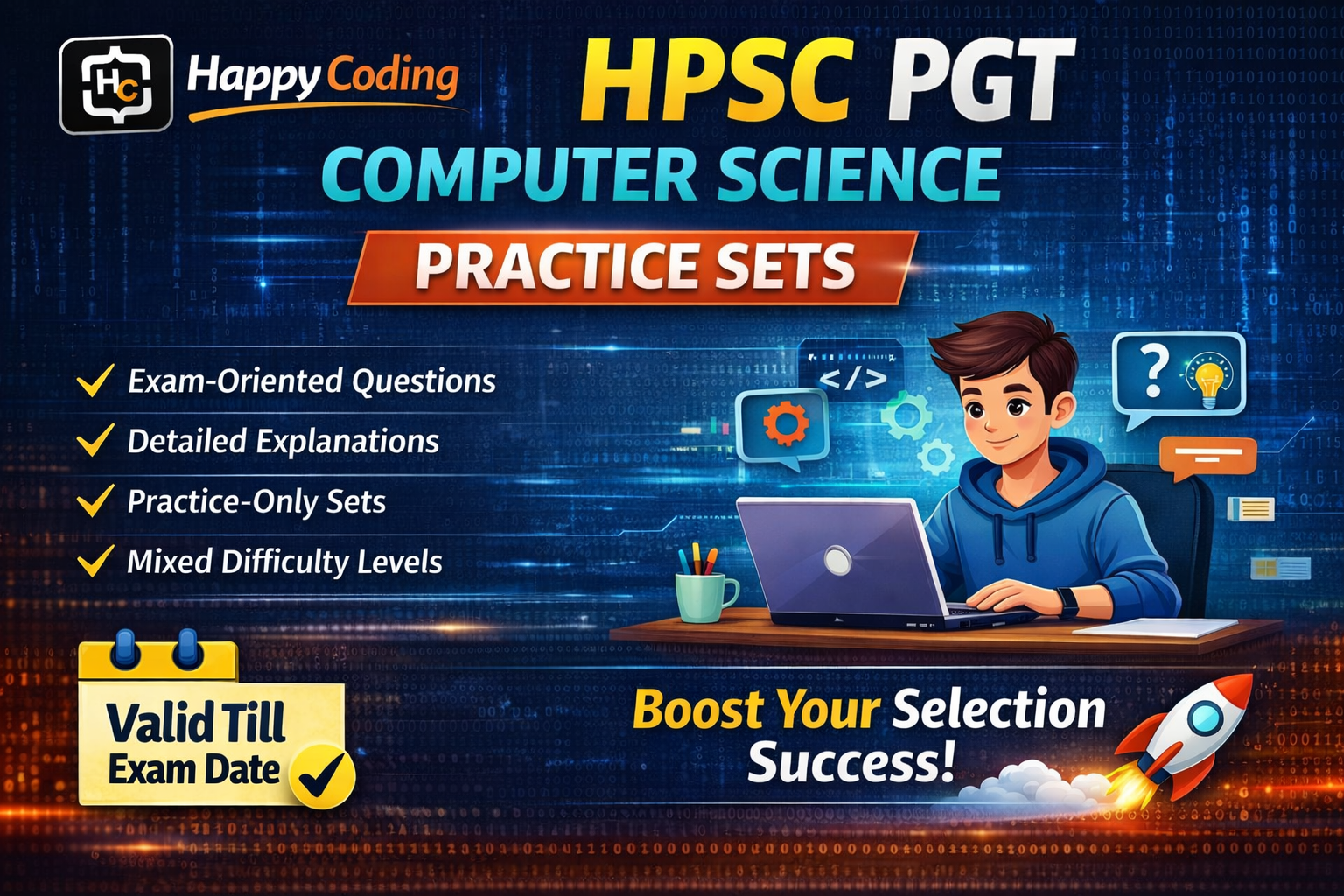 HPSC PGT Computer Science Practice Sets