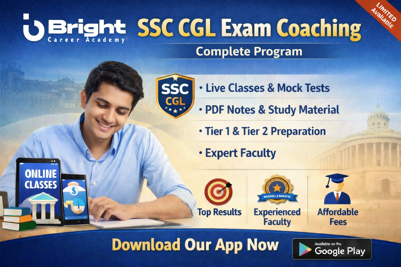 SSC CGL Exam Coaching – Complete Program