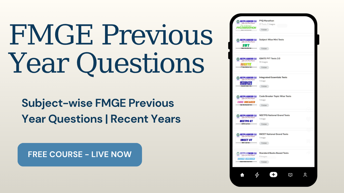 FMGE PYQs (Free)