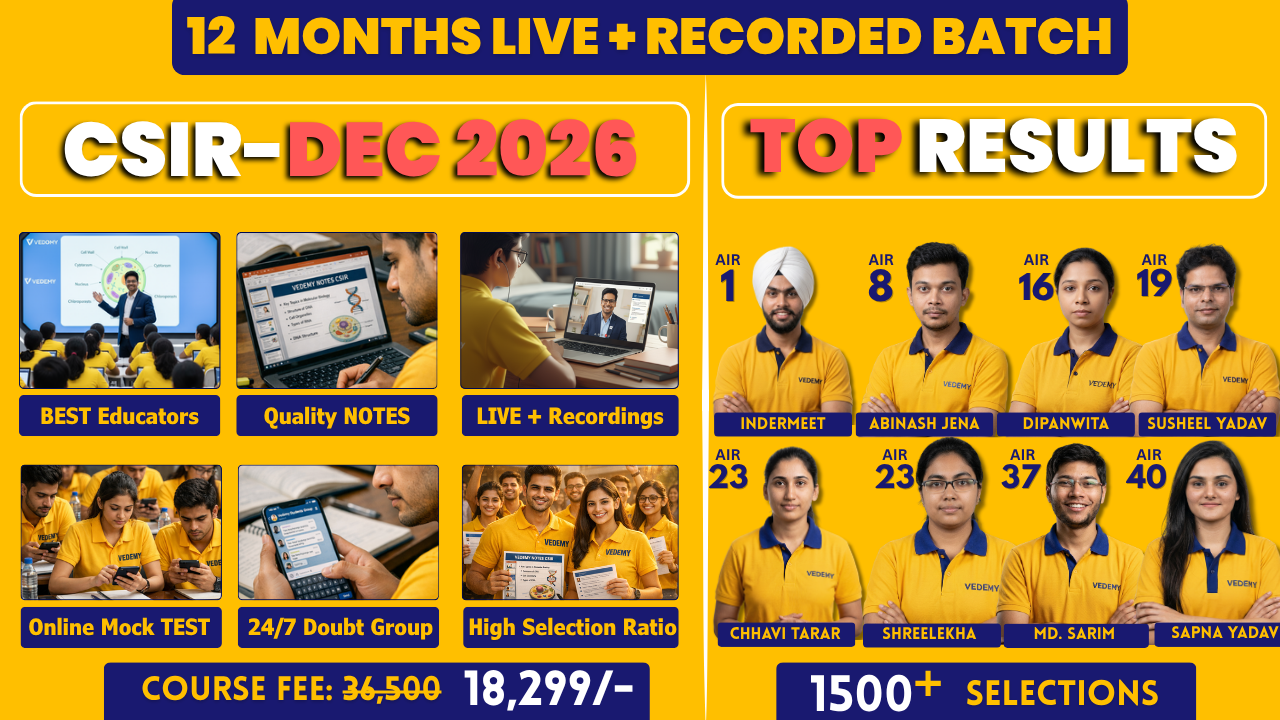 CSIR-UGC-NET June 2026 (Live + Recorded)