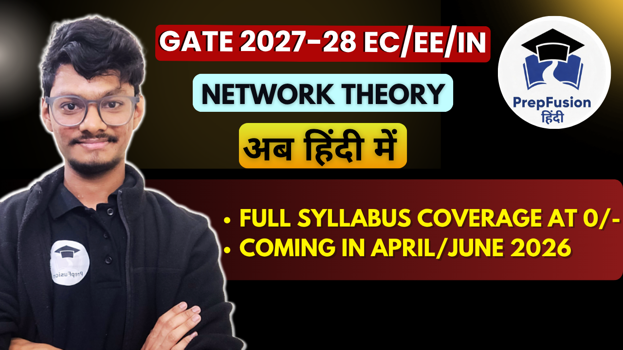 Network Theory(Hindi) For GATE 2027-28