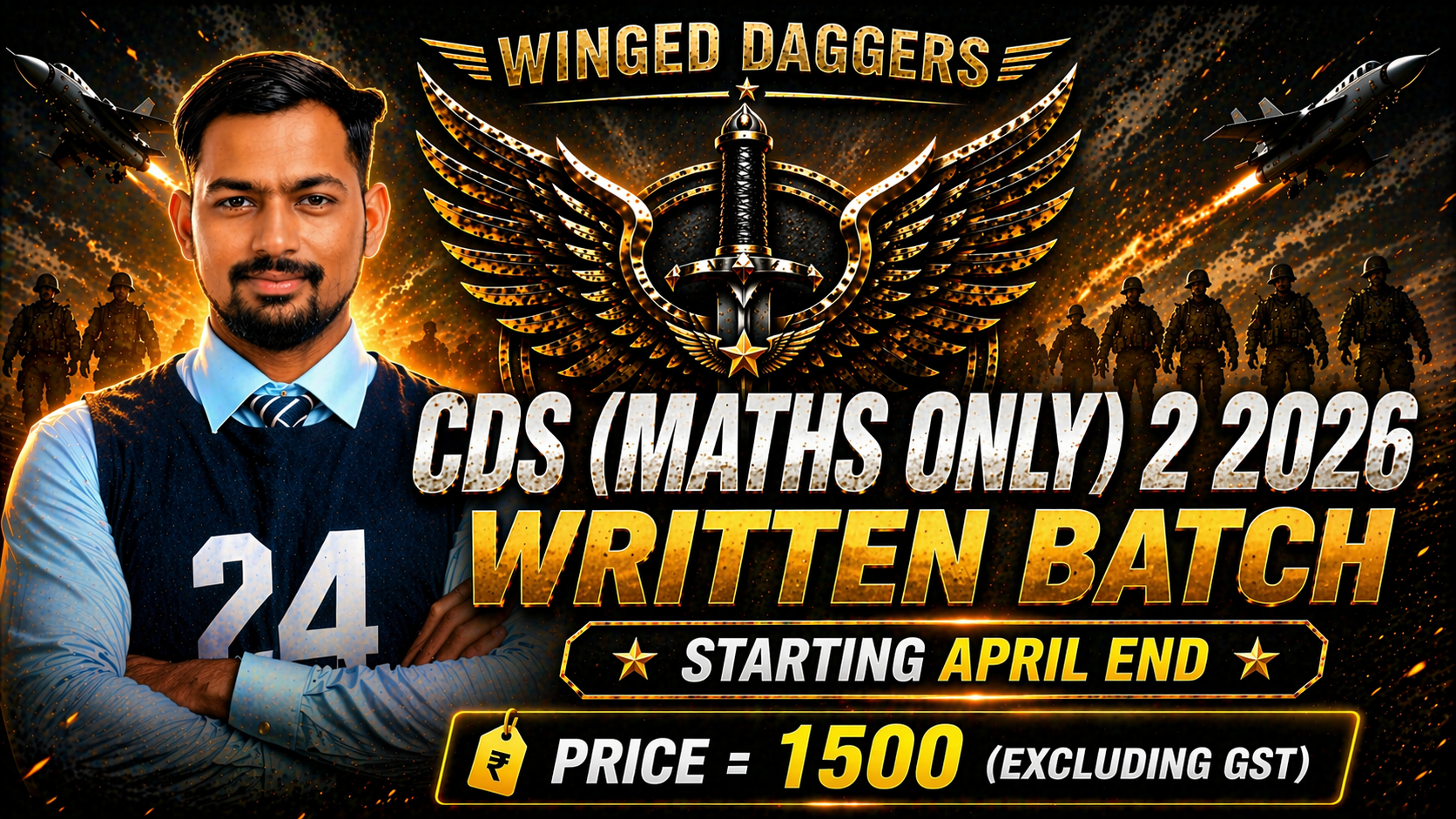 Winged Daggers (CDS - MATHS) 2026