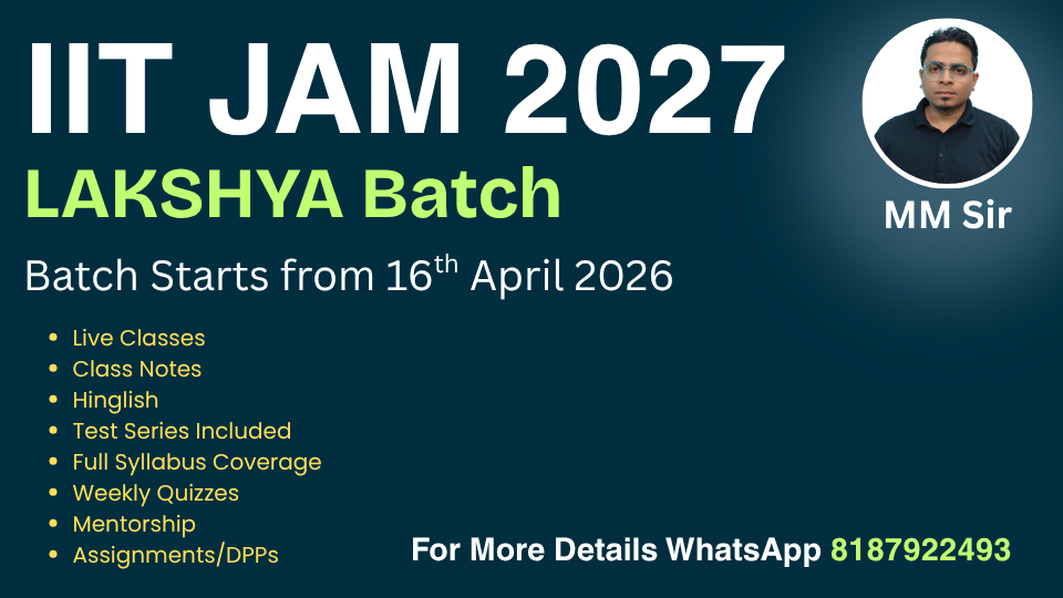 IIT JAM 2027 Physics Toppers LAKSHYA Batch