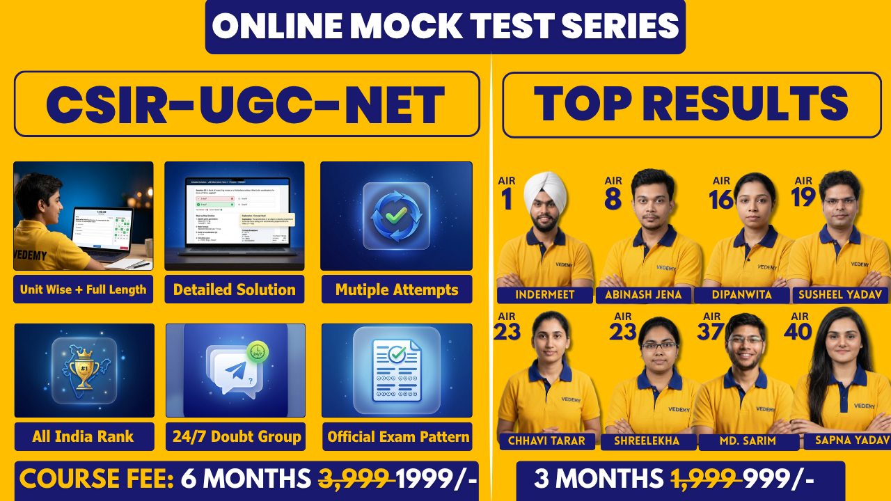 CSIR Life Science Mock Test Series (Unit Wise & Full Length)