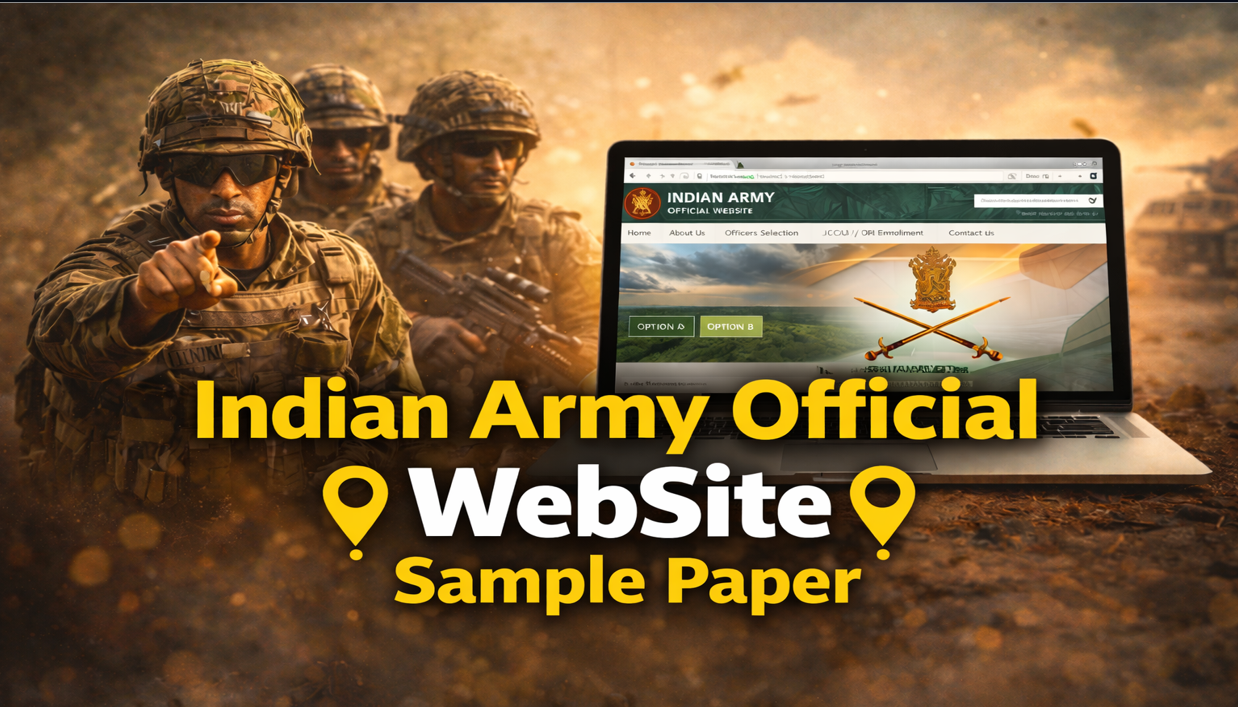 Army Website Official Sample Paper
