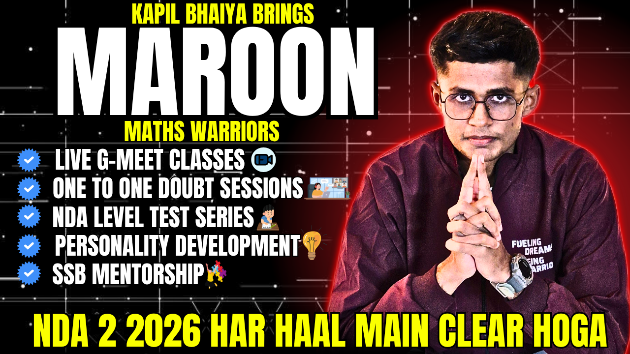 MAROON MATHS NDA 2 2026