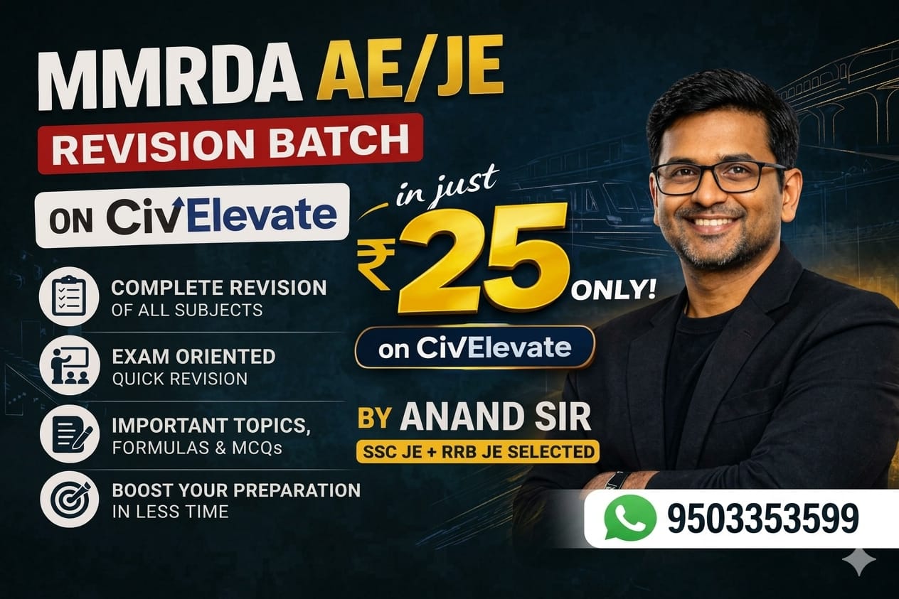 MMRDA AE/JE Rapid Revision Batch
