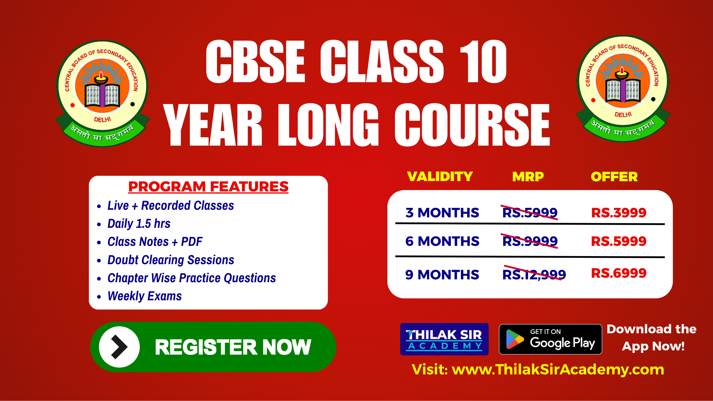 CBSE 26-27 Year Long Course