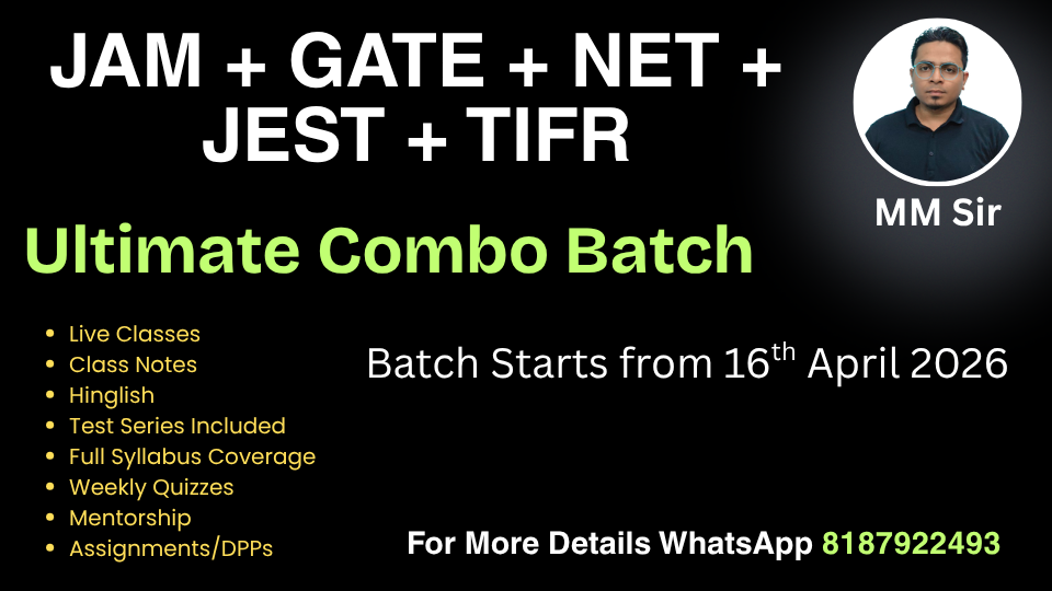 CSIR NET + GATE + JAM + JEST + TIFR 2027 Physics Ultimate Combo Batch