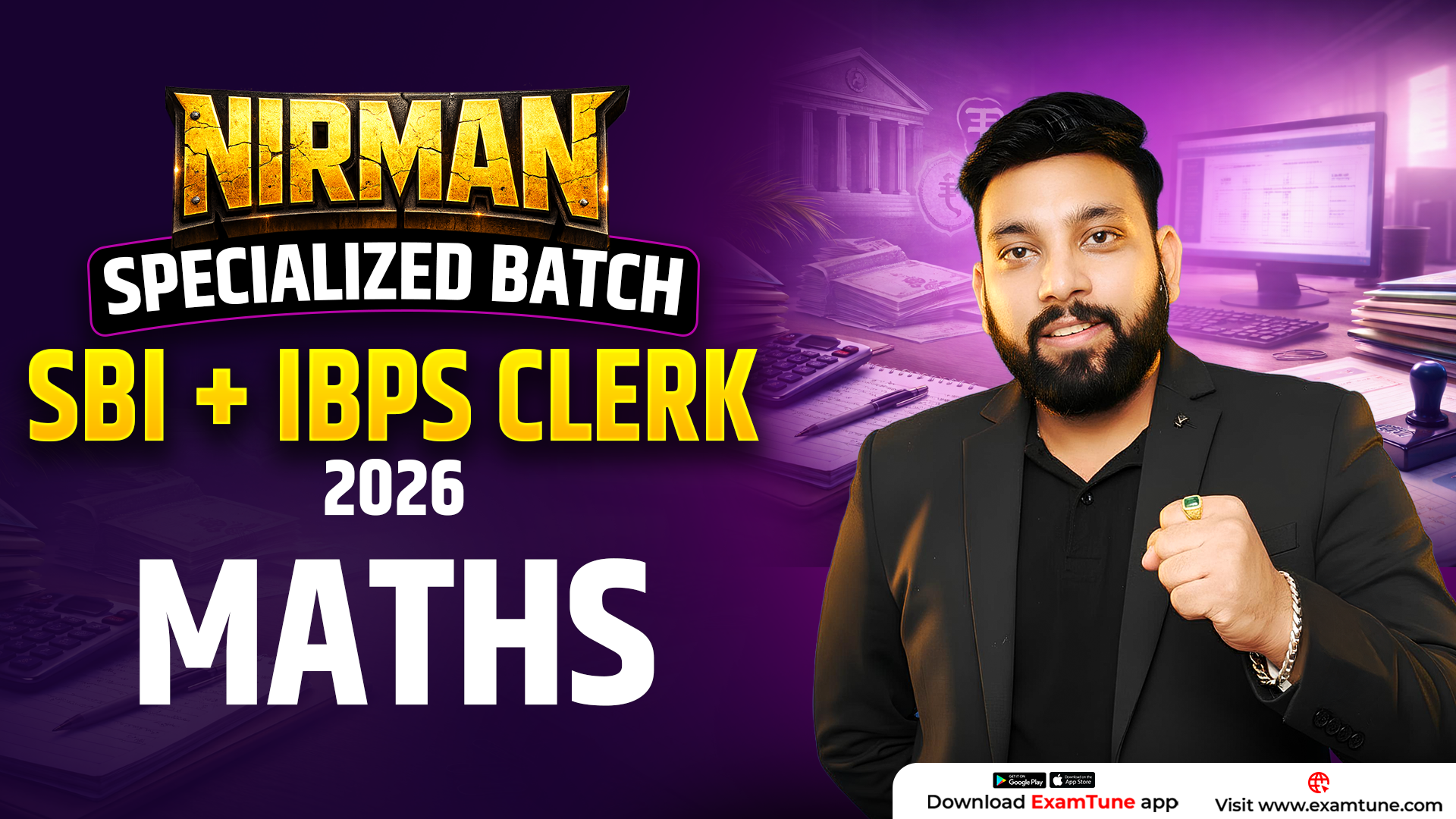 Quant Clerk Foundation Batch 2026 | SBI, IBPS, RRB & RBI Assistant (Nirman) Course