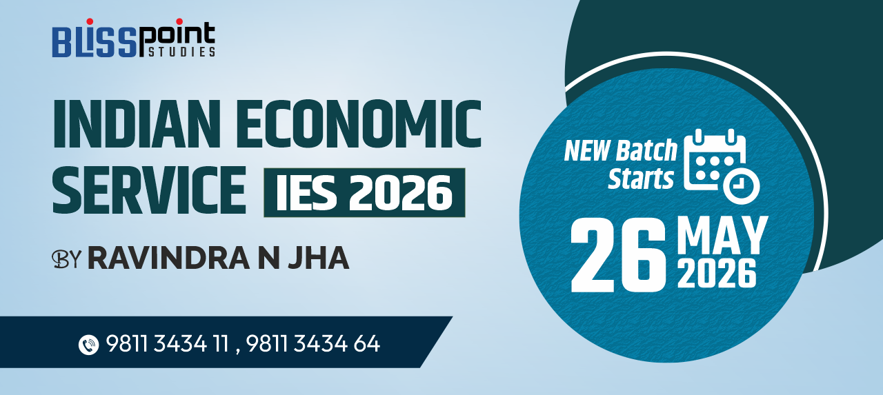 Indian Economic Service (IES) Batch Starting from 26 May 2026