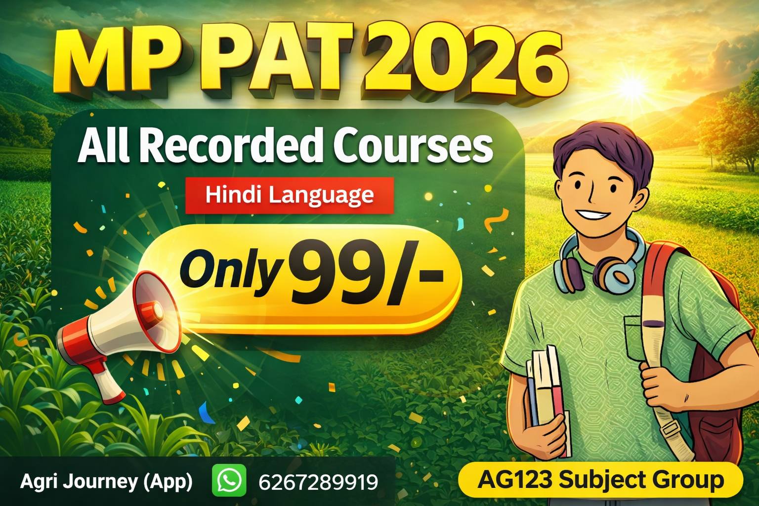MP PAT 2026 AG123 Batch  