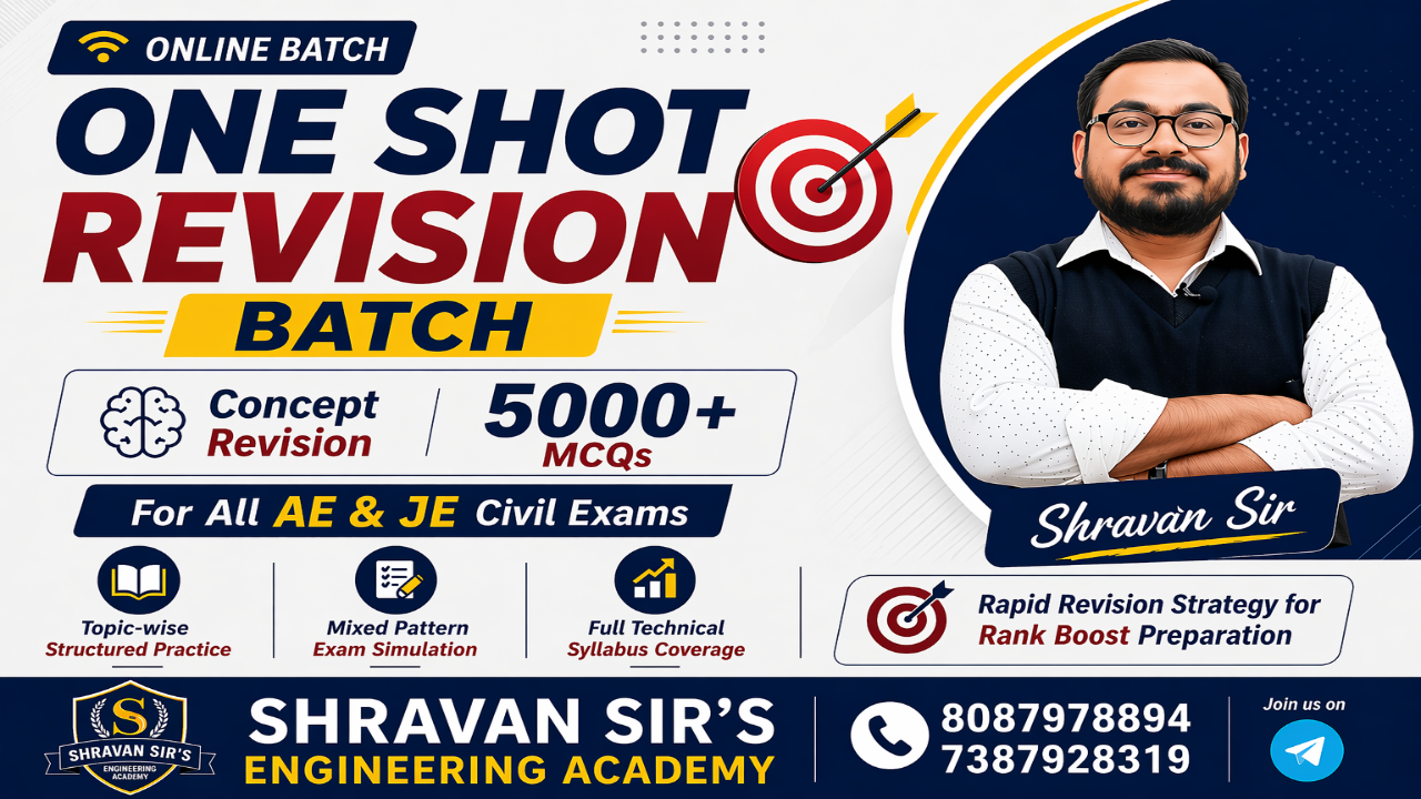  ONE SHOT REVISION LECTURES