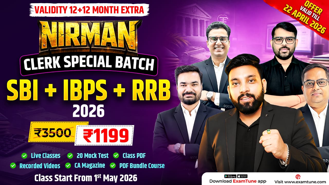 Clerk Foundation Batch 2026 | SBI, IBPS, RRB & RBI Assistant (Nirman) Course