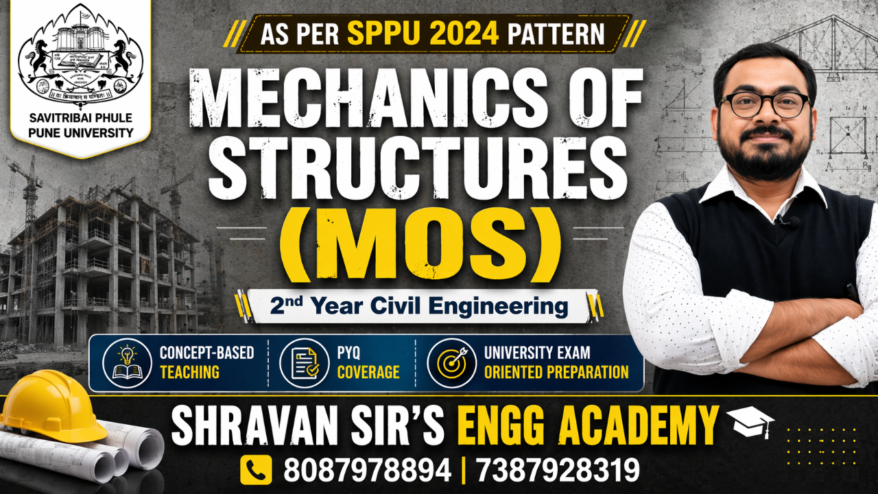 Mechanics of Structure (MOS)-CIVIL ENGINEERING