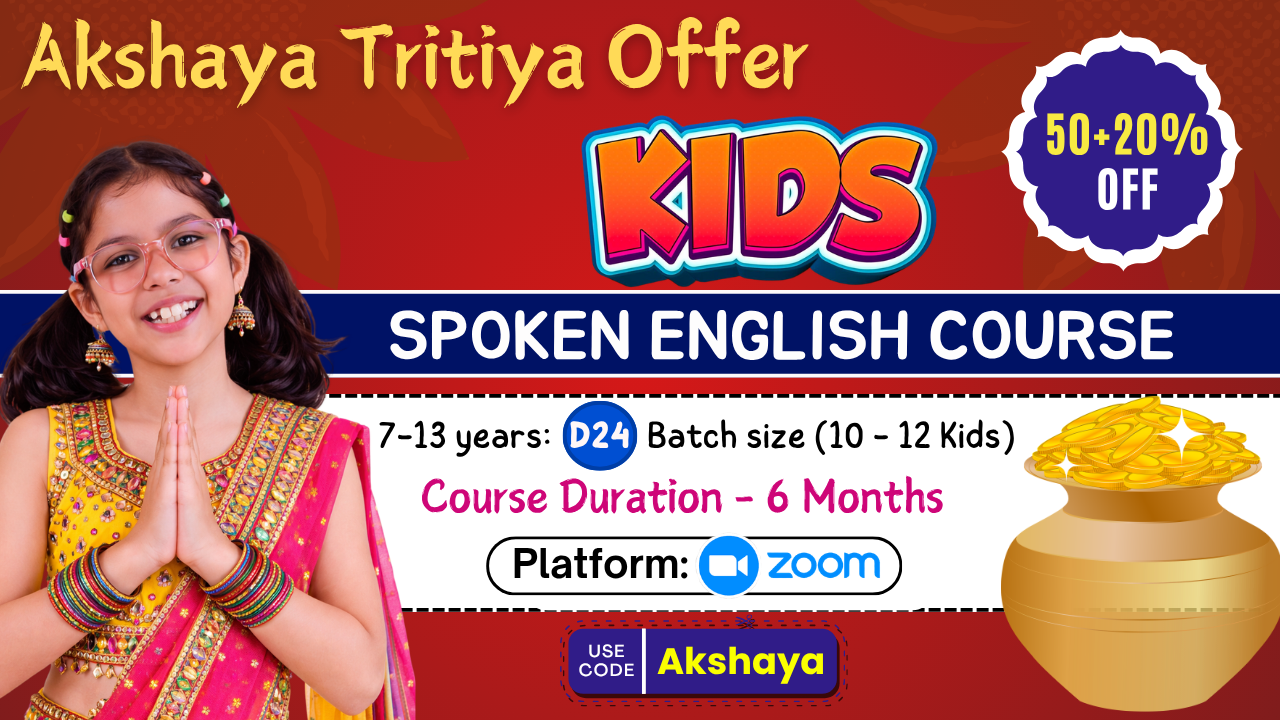 Kids English Mastery ~ (D24: Age 8-12) ~ 6-Month Program