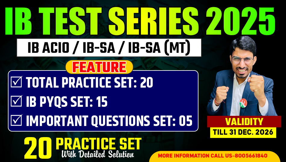 IB Test Series 2026 with PYQs