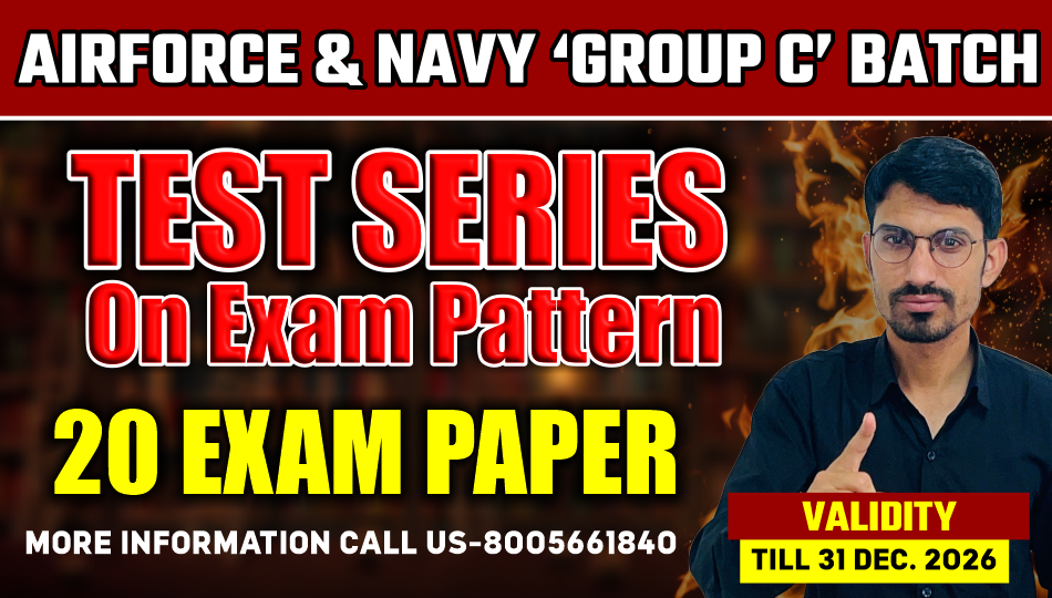 Airforce and Navy Group C Batch Test series
