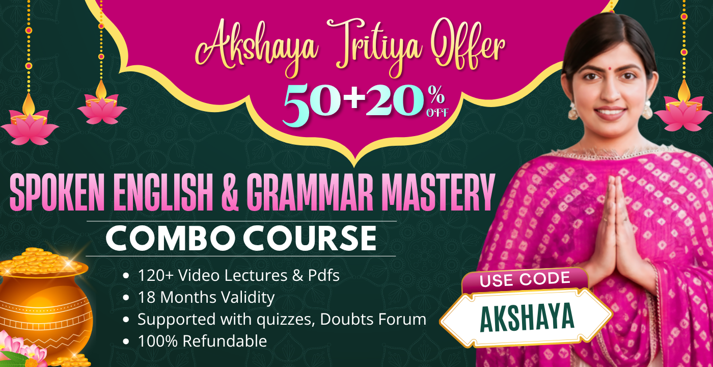 Spoken English & Grammar Mastery (R3-Combo Course)